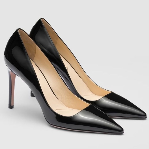 Prada Classic Patent Leather Stiletto Pumps - Picture 2 of 12